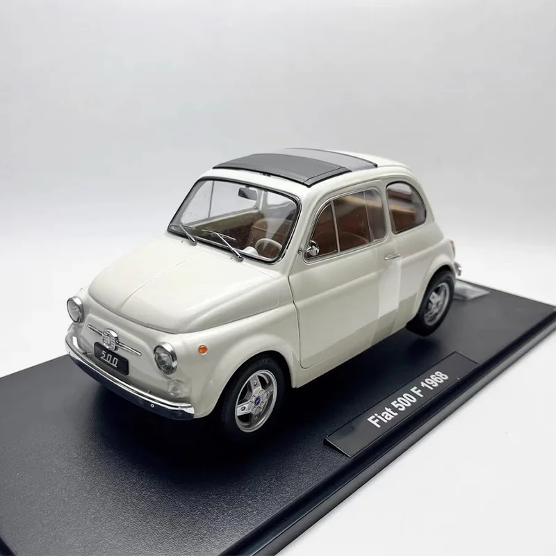 

KK масштаб 1:12, сплав 500F 1968, с открывающимися дверцами, литой под давлением миниатюрный игрушечный автомобиль, имитация классической модели, сувенирные коллекционные предметы