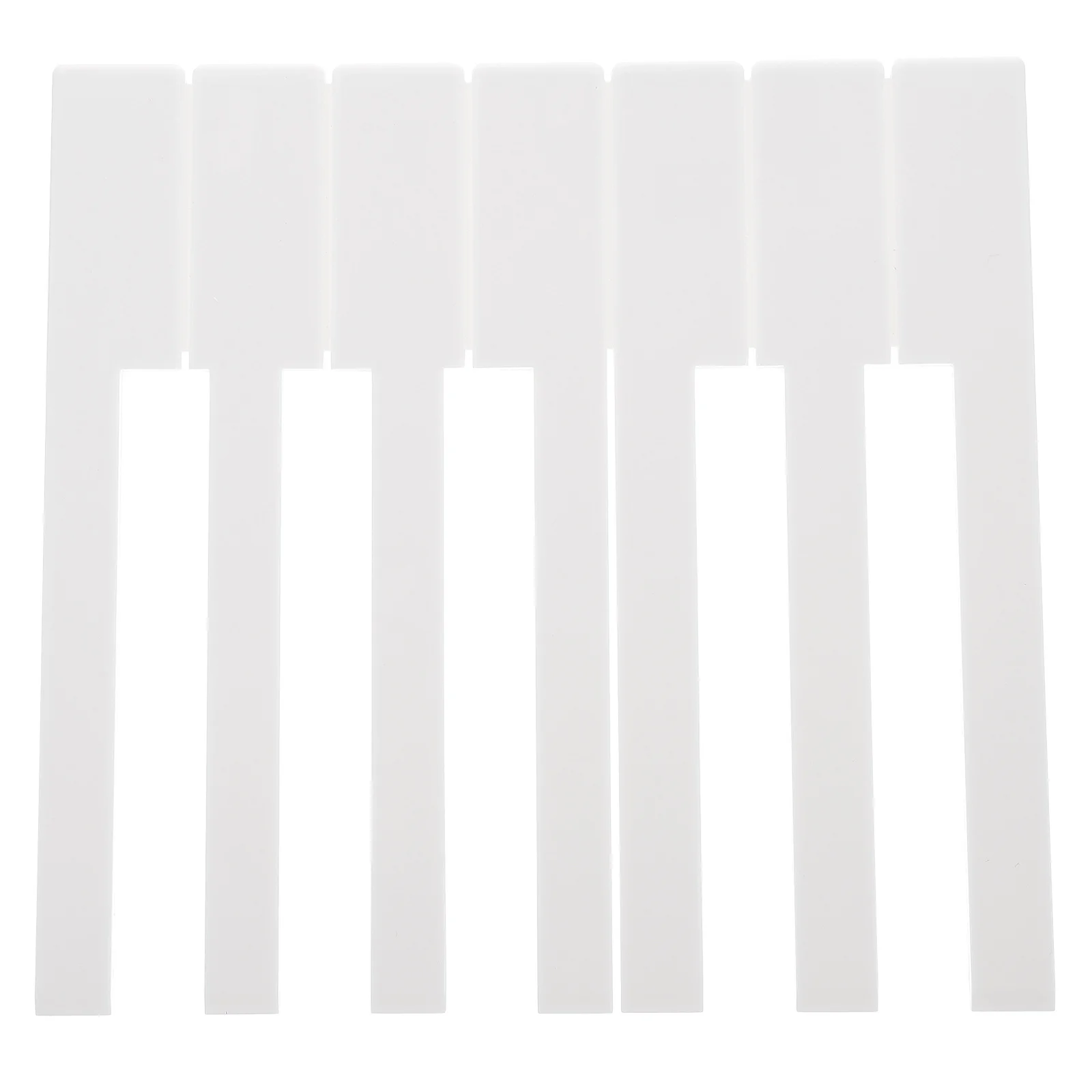

52pcs Accessories White Acrylic Keytops For Upright Piano Repair Durable Keyboard Replacement Tools Piano Supplies