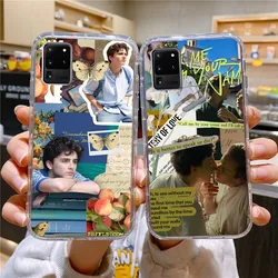 Call Me by Your Name Phone Case For Samsung Galaxy A52 A12 A51 S21 Edge S22ULTRA S23 S20LITE Plus ultra Transparent Cover