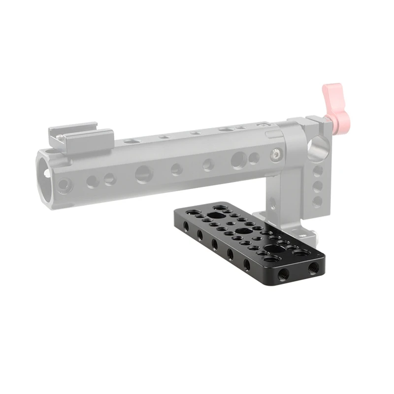 Cheese Plate Top Plate Camera Easy Plate Baseplate With 1/4 Screw For Blackmagic Cinema Camera BMCC DSLR Camera Cage