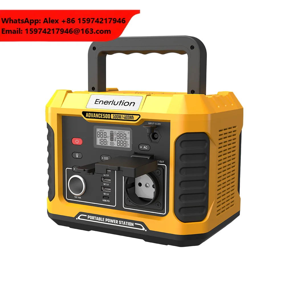 Versatile 500W Portable Solar Generator Wireless Charge Easy Carry For Home Backup Outdoor Living In Latin America