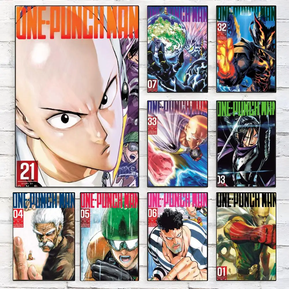Anime O-One-Punch Man Poster poster Trendy Aesthetic Wall Art high-end Bedroom Home Cafe Decor