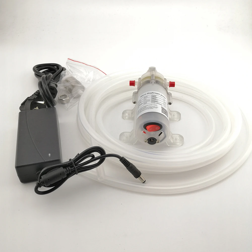 DC 12V 24v 15W food grade Diaphragm Water Pump Self-priming Booster Pump with Automatic Switch 90L/H for red wine milk