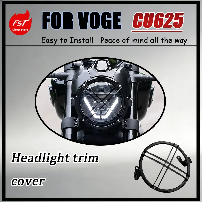 For VOGE CU625 Headlight Protective Cover Weather-Resistant Fade-Resistant Decorative Dedicated Factory Original Headlight Cover