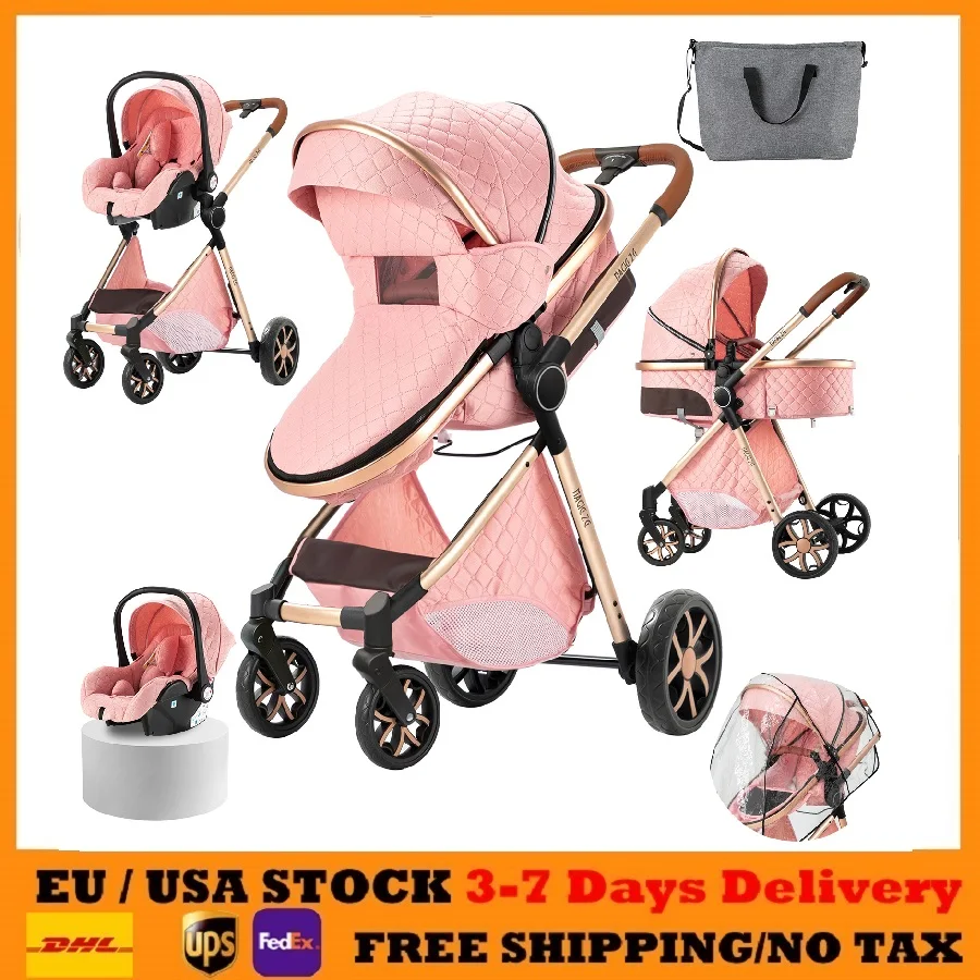 

Baby Stroller 3 in 1 for Baby Carriage Light Baby Cars Baby Car Seats for Baby Newborns Children Pushchair for 0-3 Years Old