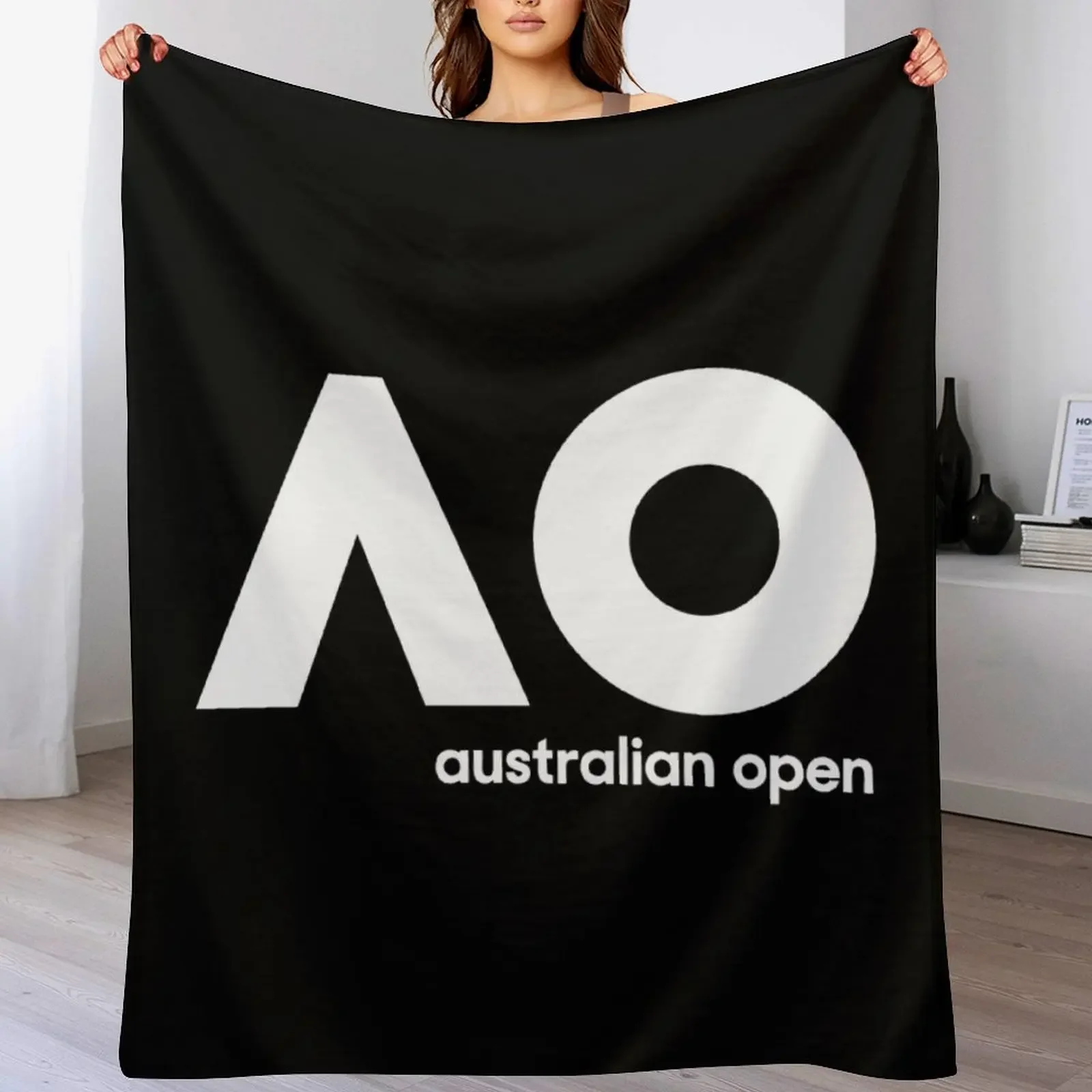 

Australian Open AO Throw Blanket Decorative Soft Throw Blanket for Couch Sofa