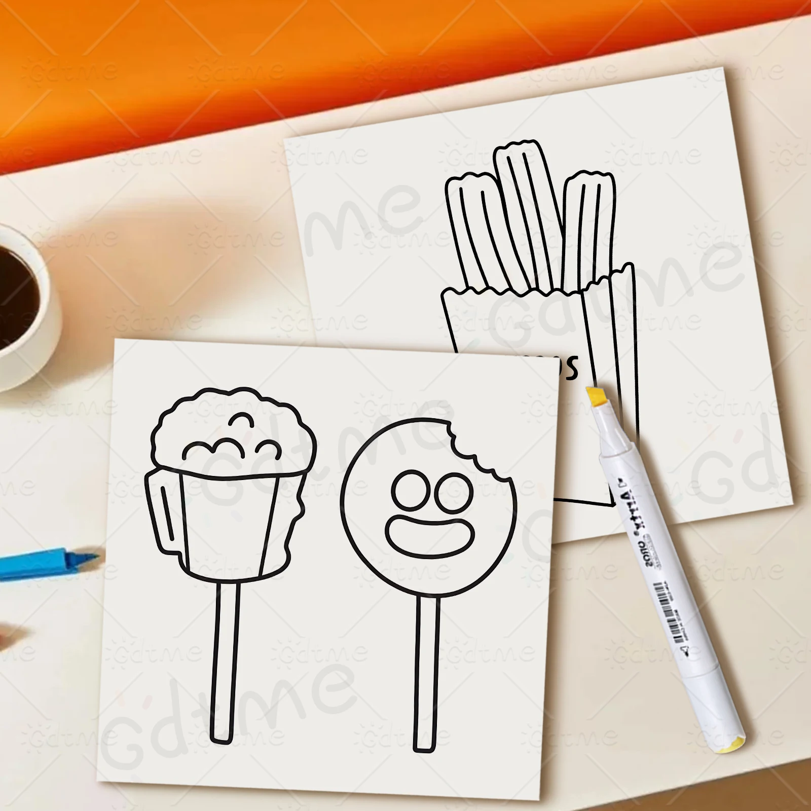 MEXICAN TREATS Malbuch für Erwachsene mit niedlichen, gemütlichen täglichen Aktivitäten zur Entspannung (Cozy Spaces Coloring) – Detail 9