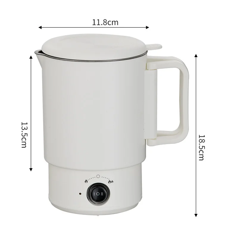 New 3 In 1 Split Electric Cooker 2-speed Adjustment Portable Foldable Travel Electric Kettle Multifunctional Stew Pot & Hot Pot