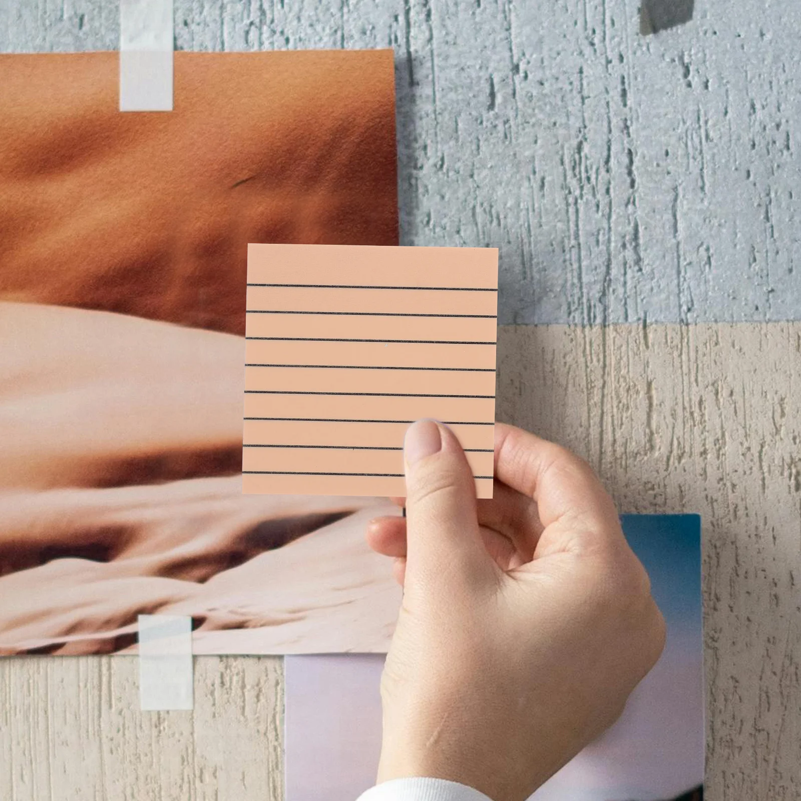 

6 Books Self-Adhesive Memo Pads Small Note Pads for School Office Home Tearable Sticky Book Tabs Practical Reminder Tool