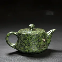 Natural Tibetan Medicine Wang Shi Teapot Active Magnetic Health Care Jewelry Natural Jade Color Random