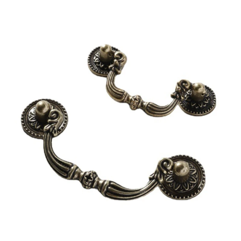 1PC European Classical Vintage Wardrobe Cabinet Handle Drawer Door Knob Furniture Hardware