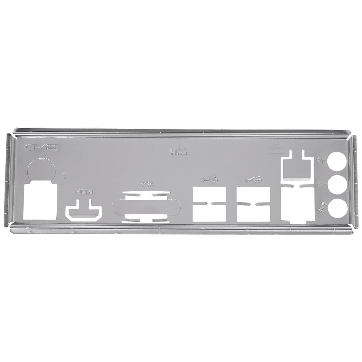 A56XQ I/O Shield Back Plate for B250C B75 12USB B75 8USB Mining Motherboard IO Baffle Chassis Bracket