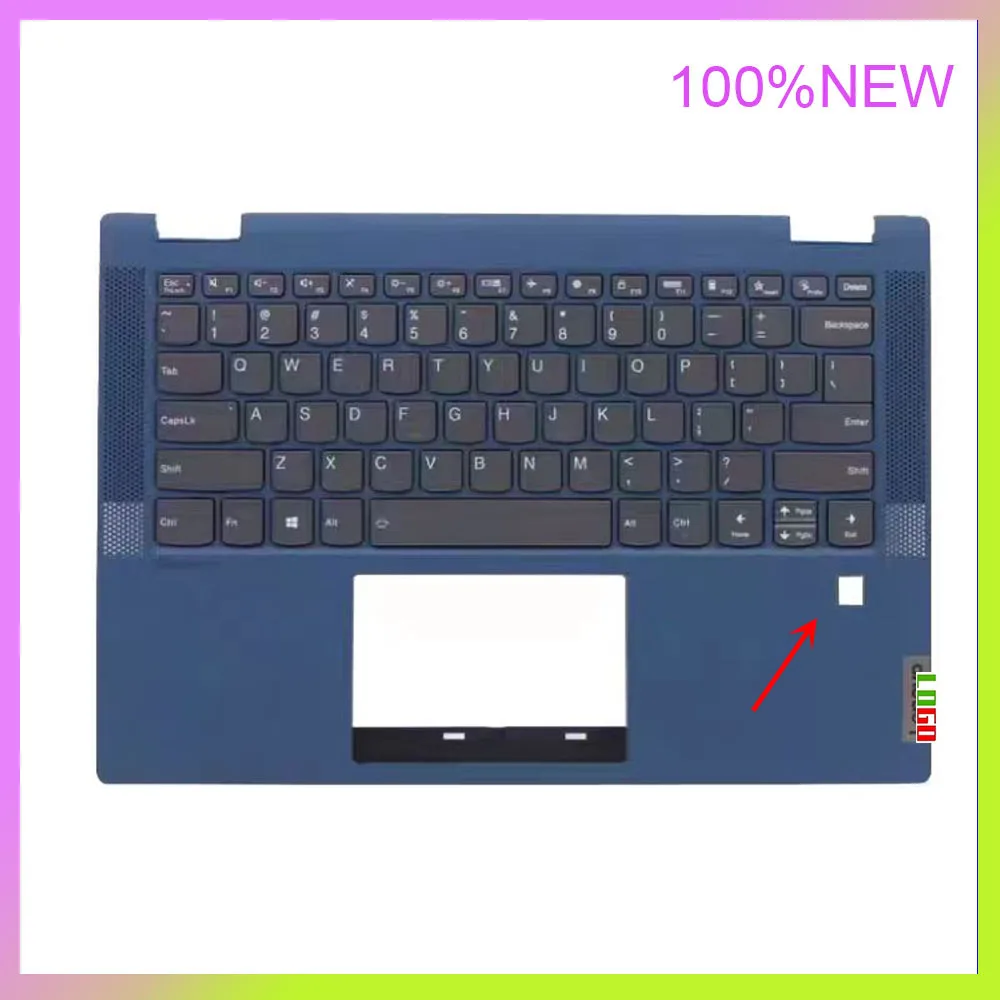 Imagem -03 - Palm Rest Case Teclado Backlight Tampa Superior Lenovo Ideapad Flex 514iil05 14itl05 14are05 5cb1c39899 5cb0y85490