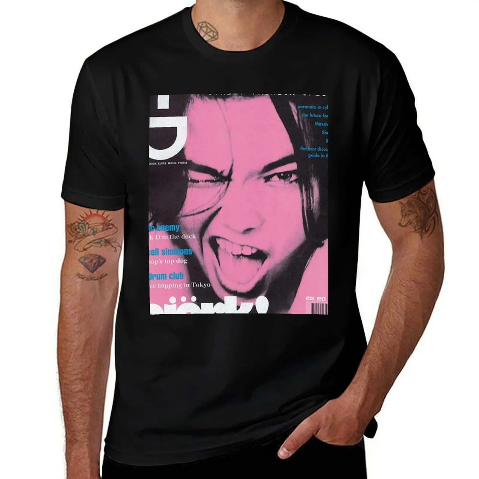 Bjork Poster T-Shirt Outdoor Sports Short Sleeve Top T-Shirt