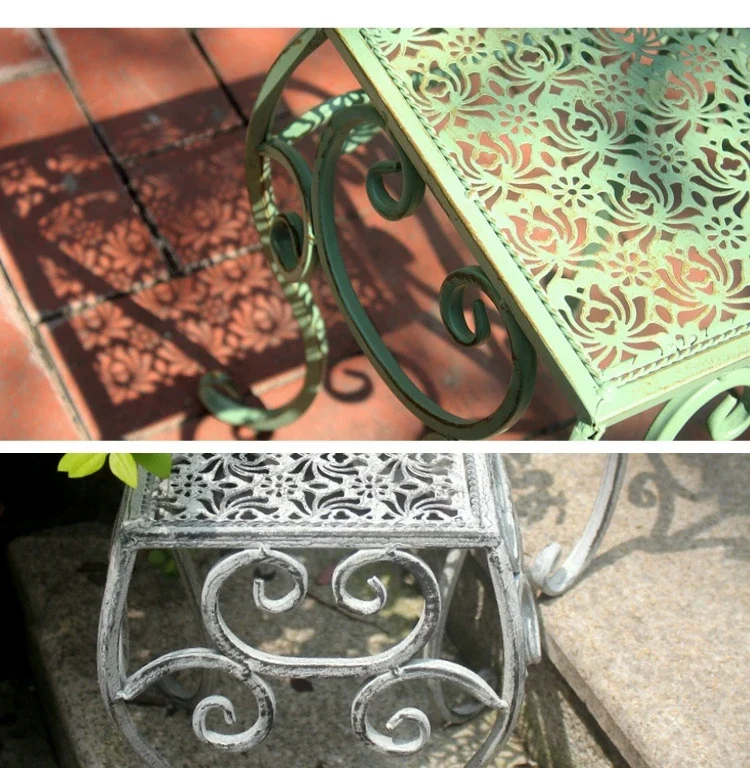 Hot SalesHot SalesFlower Rack, Outdoor Iron Balcony,floor To Ceiling Courtyard Garden,bonsai Rack,decoration,multi-layer Flower