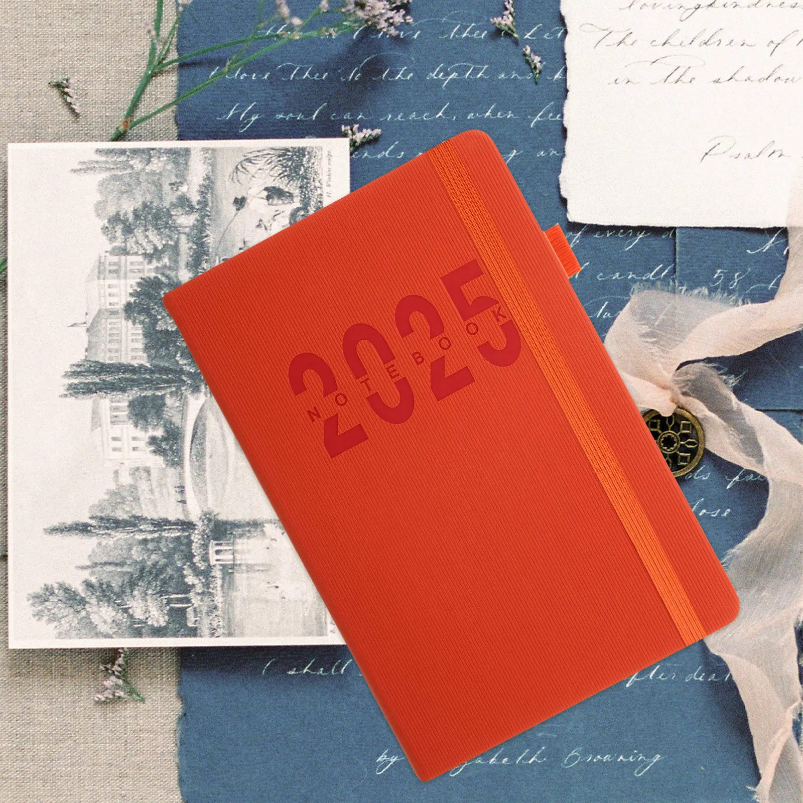 2025-planner-notebook-hardcover-elastic-strap-pen-holder-daily-organizer-journal-diary-for-students-work-meetings-travel-use