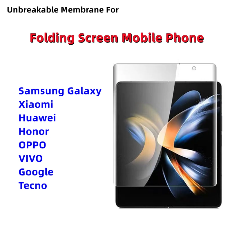 

Гидрогелевая пленка 2 шт., Защитная пленка для Google Pixel Fold, складная, для телефонов Samsung Galaxy, Xiaomi, Huawei, Honor, OPPO, VIVO, Tecno