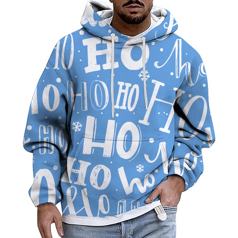 الرجال طباعة 3D عيد الميلاد هوديي الرسم ، بلوزات طويلة الأكمام ، البلوفرات المتضخم ، عارضة ، انخفاض الشحن ، جديد