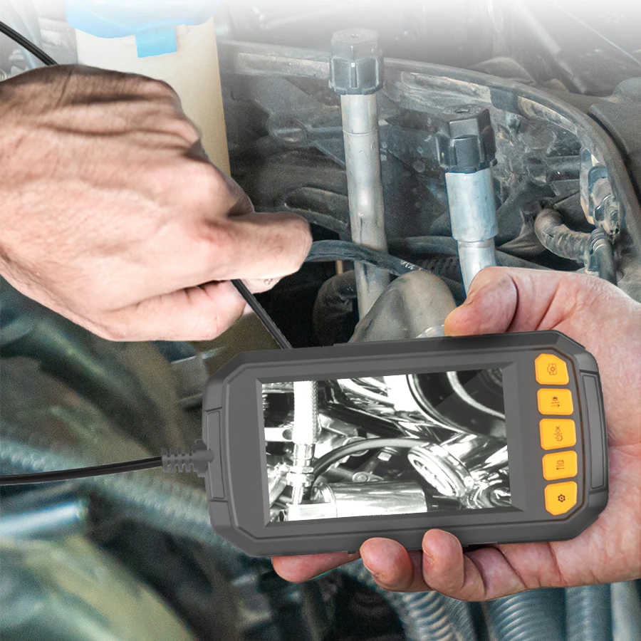 4.3Inch IPS Screen 8mm 2MP 1080P Industrial Endoscope CMOS Borescope Inspection Otoscope Camera Digital Microscope