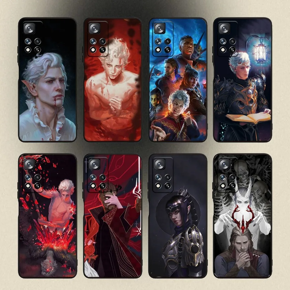 Game B-Baldurs Gate BG3  Phone Case For Samsung Galaxy A20,A21s,A22,A31,A32,A52,A53,A72,73,A80,A91 Soft Black Cover