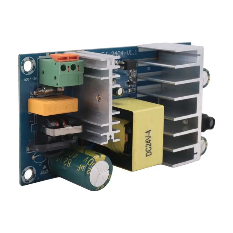 

Модуль импульсного источника питания AC-DC 24В 4А-6А, высокомощный, с защитой от перегрузки по току и короткого замыкания - Y41A