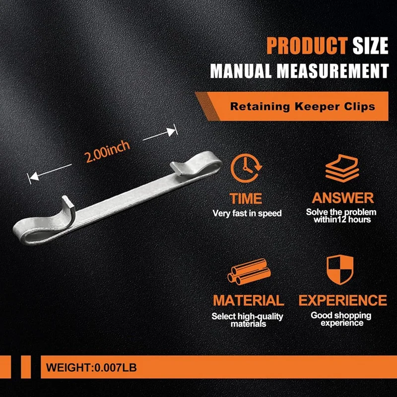 Upgrade Tool Box Drawer Slide Clamp 2-Inch Double Ring Tool Box Drawer Slide Clamp Replacement Parts