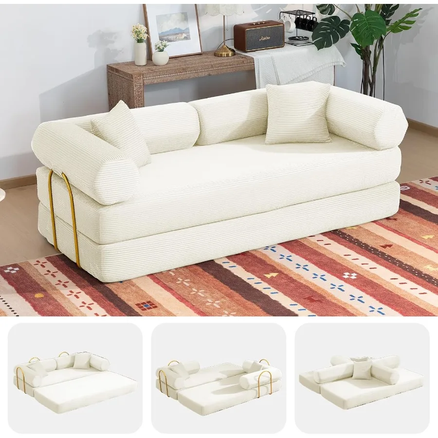6-in-1 Convertible Sofa Bed, 79