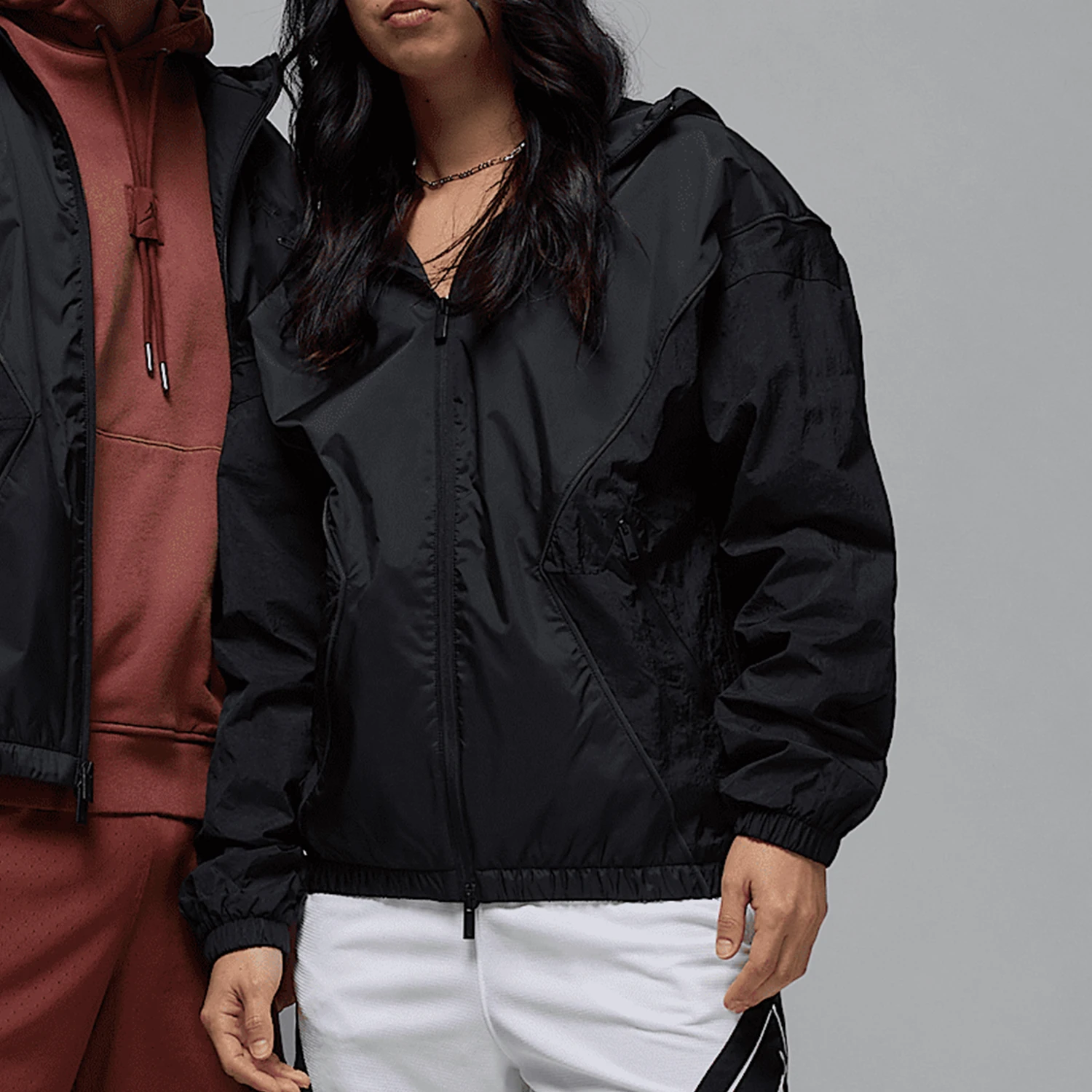 

Nike genuine JORDAN Men's Woven Hooded Sports Jacket HF9334-010