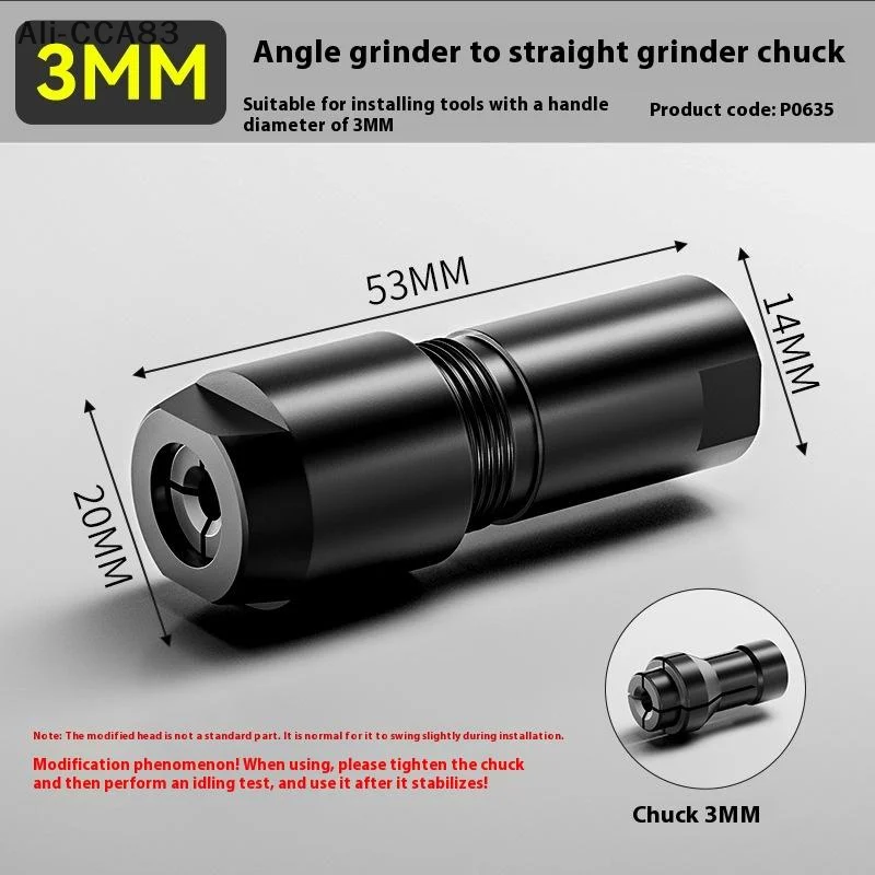 

1Pc Steel 3MM/6MM Angles Grinders Thread Adapter Converters For Polisher Bit Interfaces Converters Angles Grinders