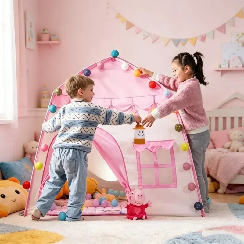 Kids Portable Space Play Tent Activity House Ocean Ball Pool Indoor Outdoor Game Set Baby Interactive Play Toy Gift For Children