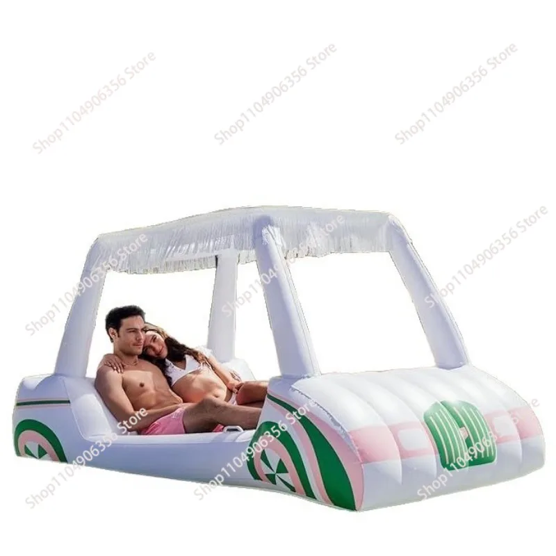 for Giant inflatable luxury golf cart, pool float, removable sun visor