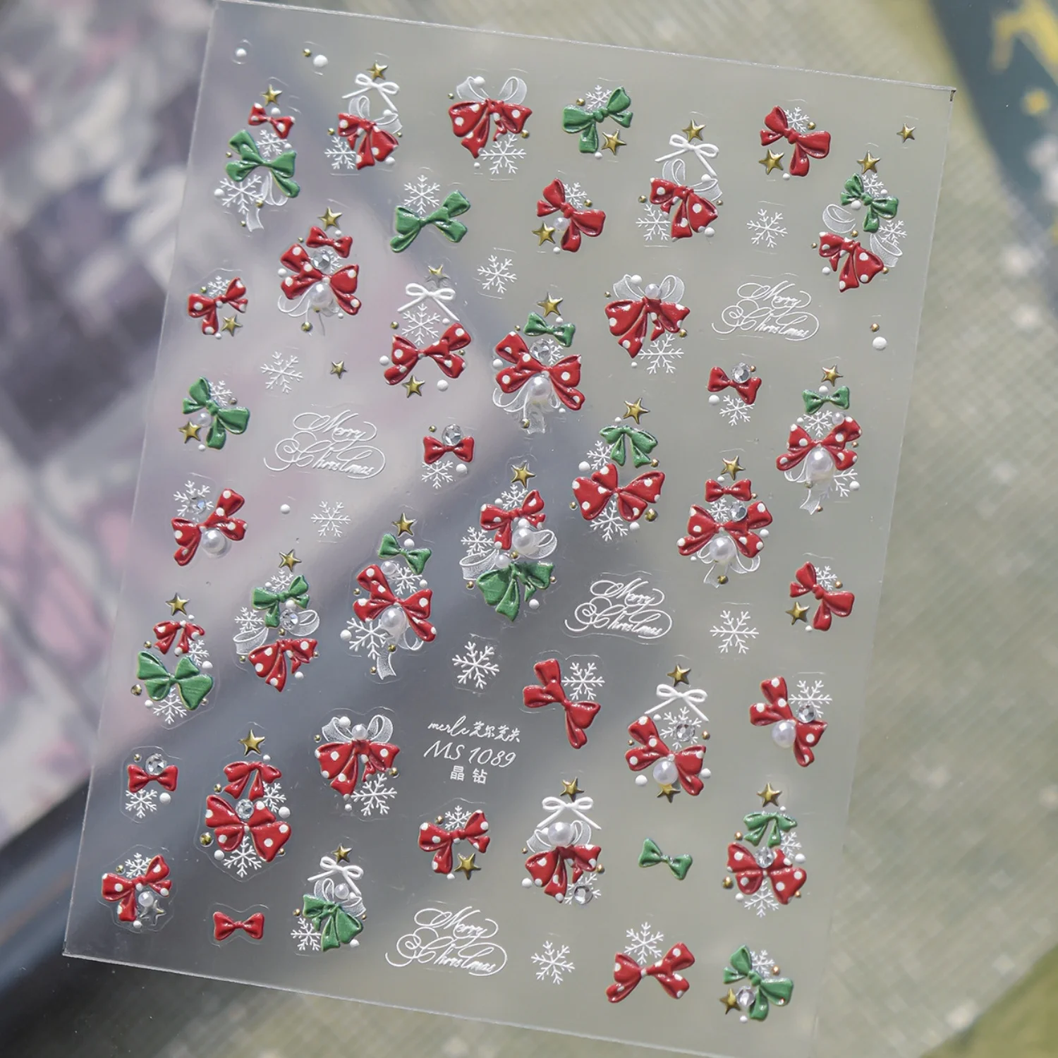 Merry Christmas 5D Nail Art St - Nail Art Xmas Tree review and price