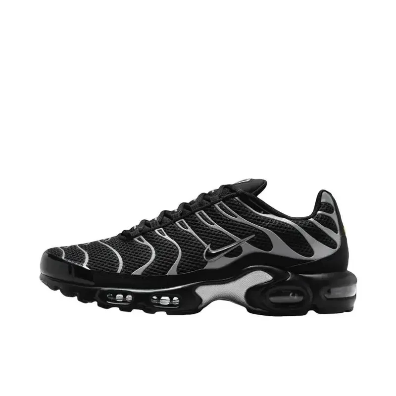 Nike Air Max Plus Men Women Running Shoes Anti-Slip, Durable, Comfortable, Versatile, Low-top and Casual Shoes Purple and Black