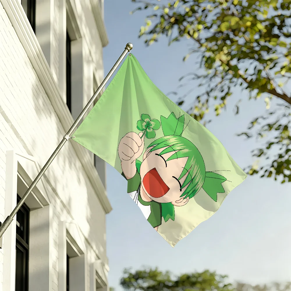Anime Y-Yotsuba Koiwai Cute flag For Living Room Home Dorm Decor Wall Outdoor Camping Party Banner Gifts