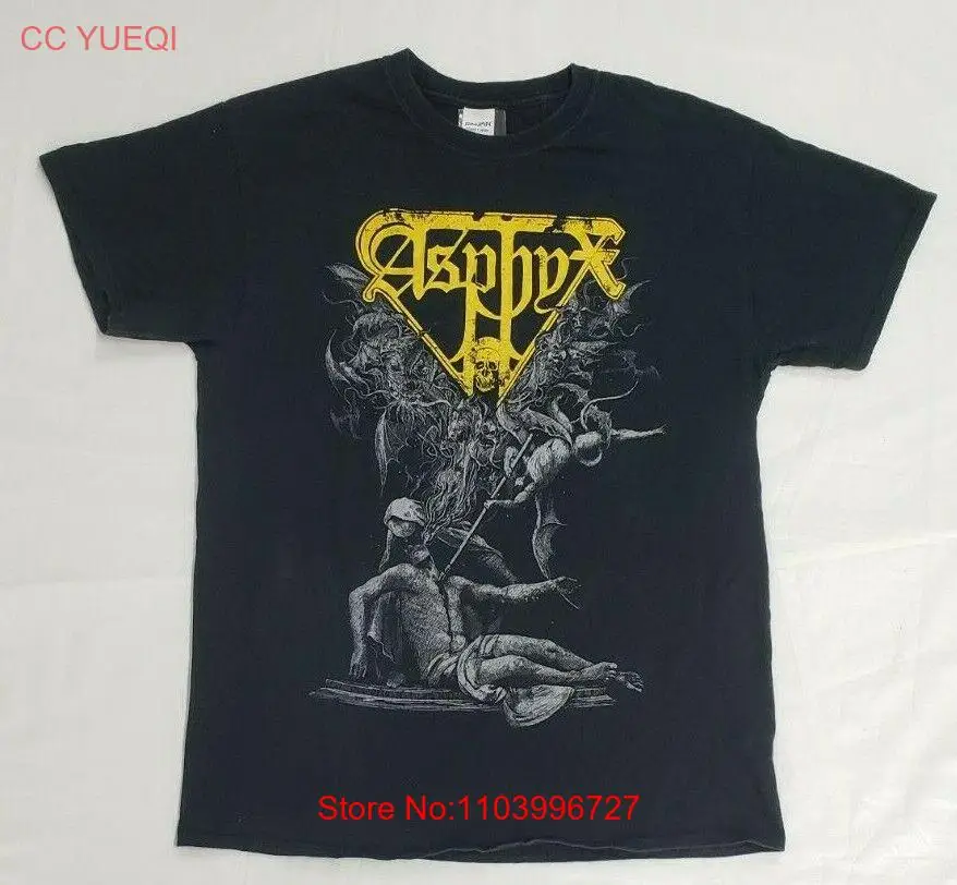 Asphyx Death Across The West 2017 Tour T-shirt M Yazbek Death Metal Band