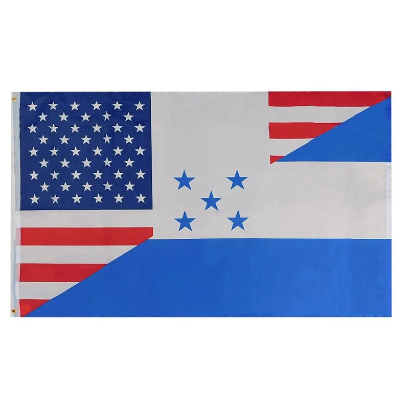 USA Honduras Friendship Flag 2ft*3ft (60*90cm) 3ft*5ft (90*150cm) Size Christmas Decorations for Home Flag Banner