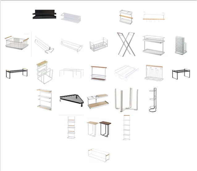 Home desktop cosmetics shelves, dressers, skin care products, perfume storage boxes