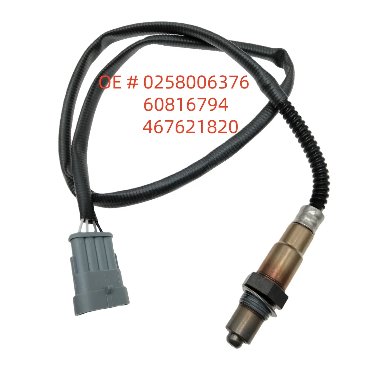 High quality  new 0258006376 60816794 467621820 λ Oxygen sensor 4wire Oxygen sensor for Alfa Romeo