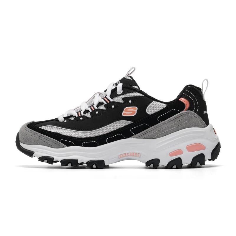Skechers Panda Shoes Women's Fashion Trendy Casual Shoes Thick-Soled Height-Increasing Dad Shoes 11947-Bkwg