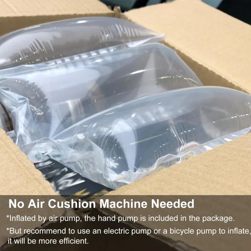 Bags Packing 400 Count Inflatable  Pillows with pump 4.72x7.87 Recyclable Packaging Filler