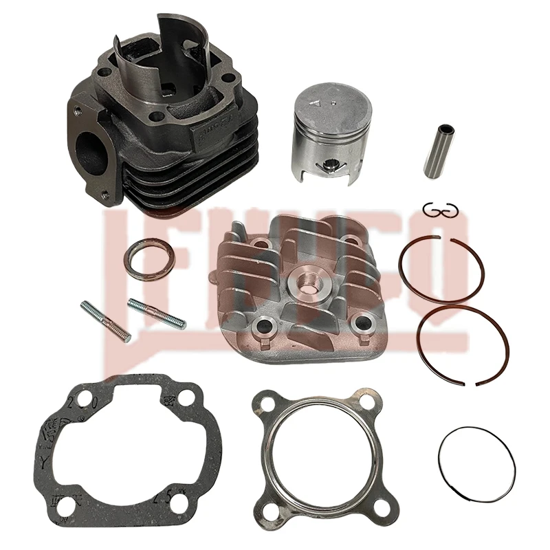 Scooter 47mm 70cc Big Bore Cylinder Block Piston Kit Motor for Yamaha Breeze Cs Jog 50 Neo S Why Eu1 50cc Minarelli 2T Motoblock