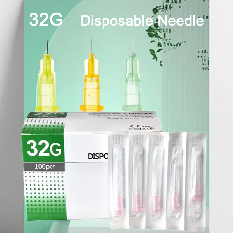 

34G Tattoo Needle 34g needles 1.5mm 2.5mm 4mm For Beauty injection syringe filler Safety Needle Hand Tool Parts