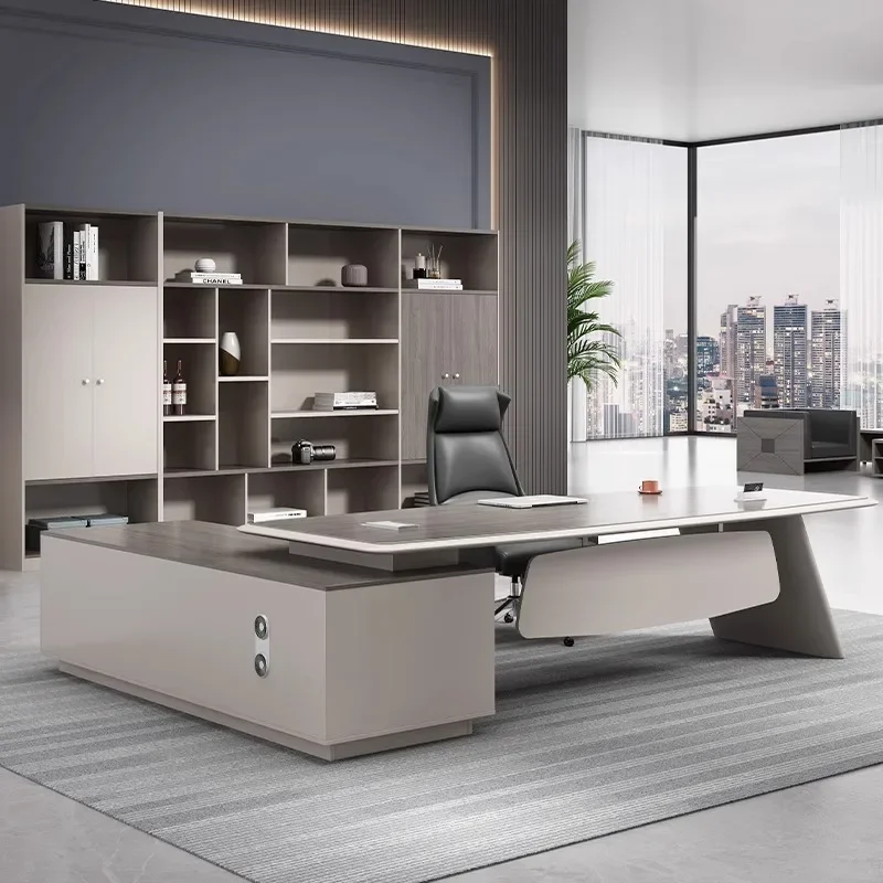

Computer Study Storage Desk Table Pliante Side Pliante Office Furniture Customer Center Wooden Office Pc Bart Desk Bookshelf