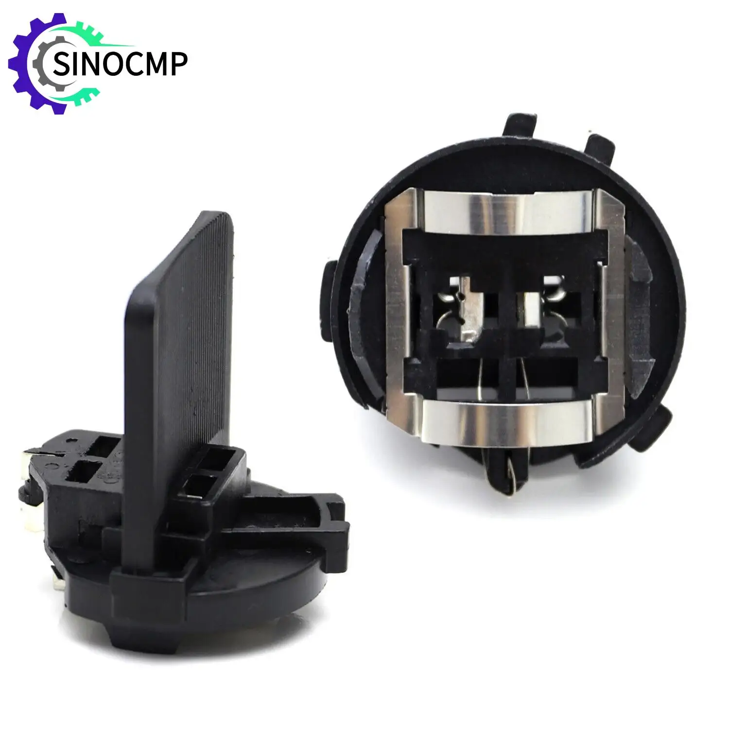 2Pcs H7 Headlight Bulb Socket Retainer Holder Adapters 5K0941109C A9068260282 for Mercedes-Benz W447 W448 VW Jetta Golf Passat