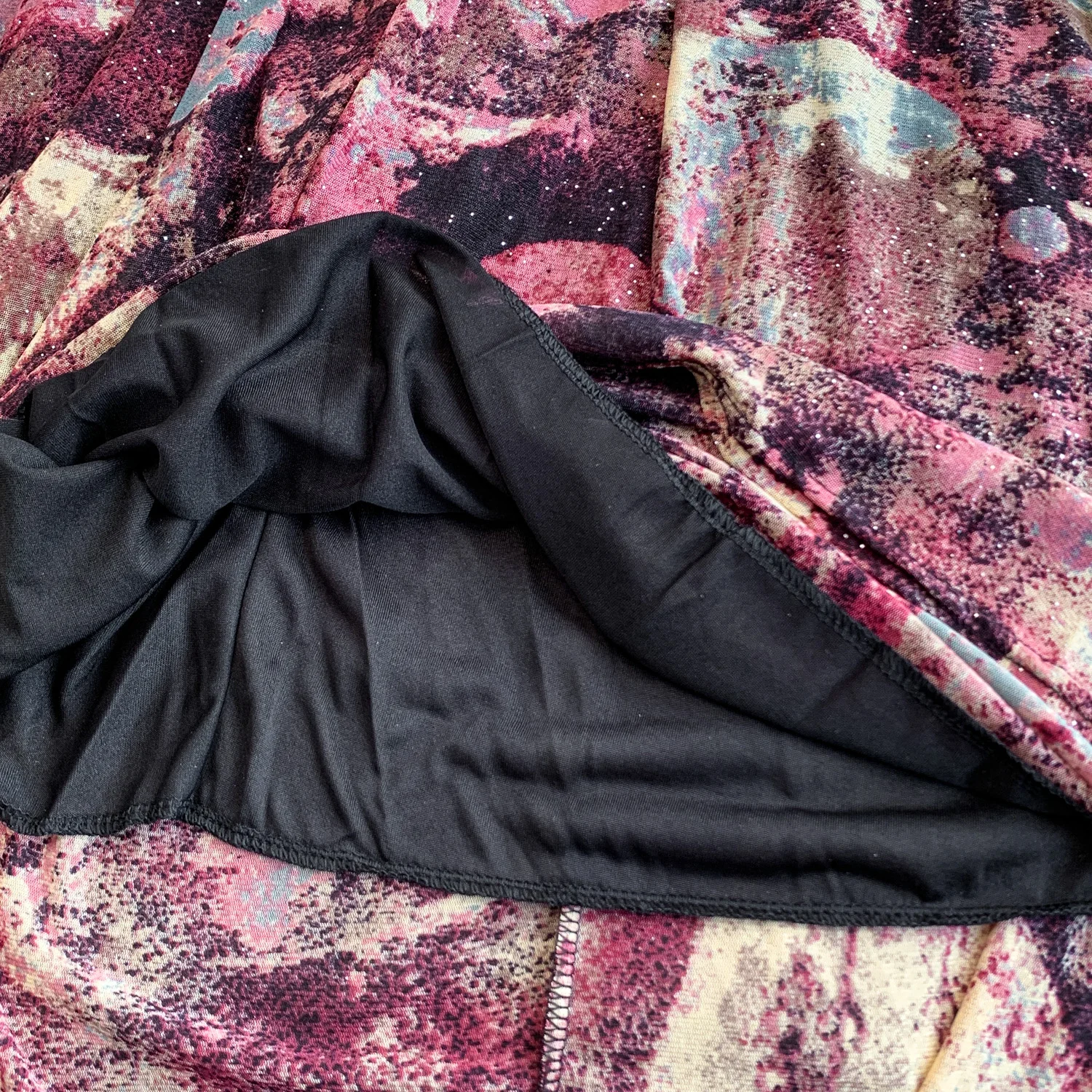 Abito vintage chic a maniche lunghe con scollo a V increspato glitterato Fata moda coreana Boho Sundress abbigliamento donna