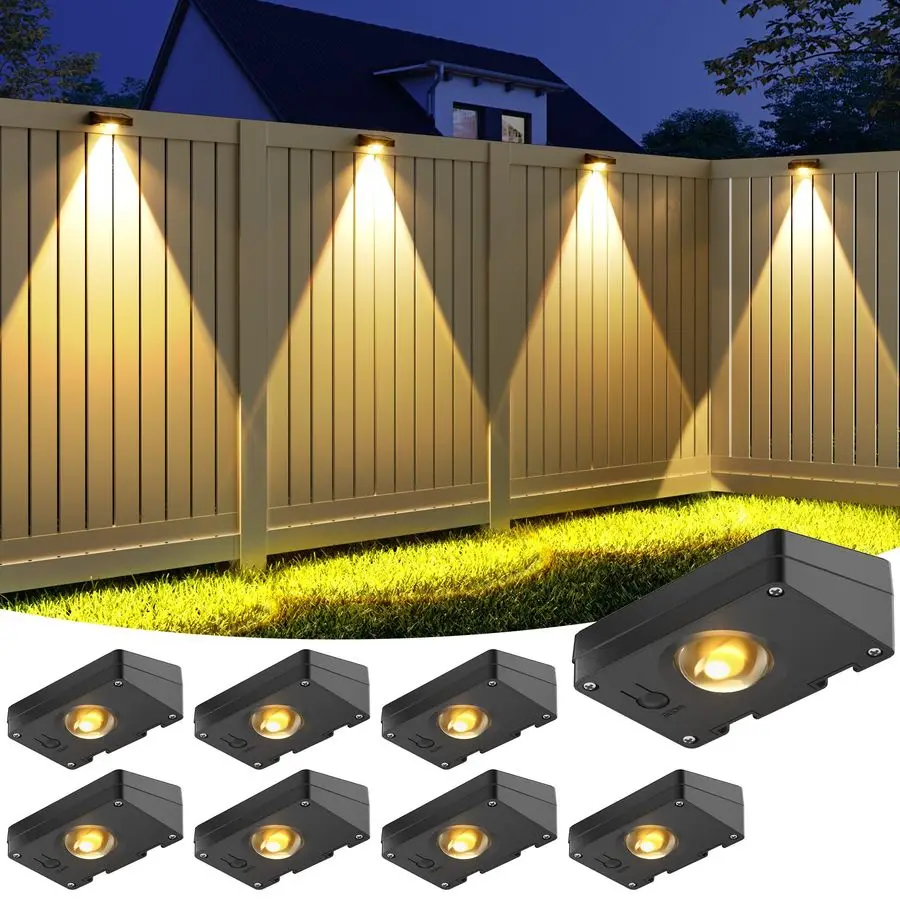 Solar Fence Lights,…