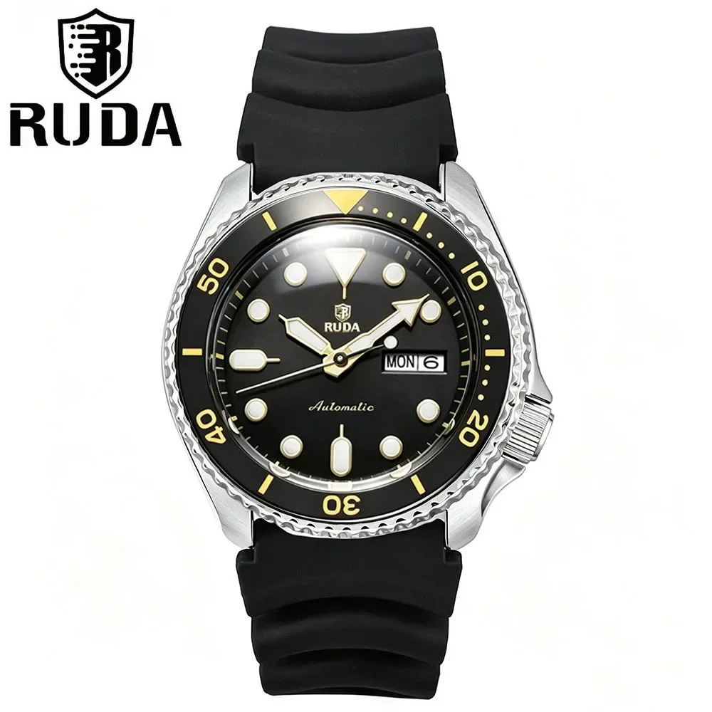 2027 New Men's Watch Business Casual Waterproof Luminous Trend RUDA Quartz Watch Men's Watch  Gift
