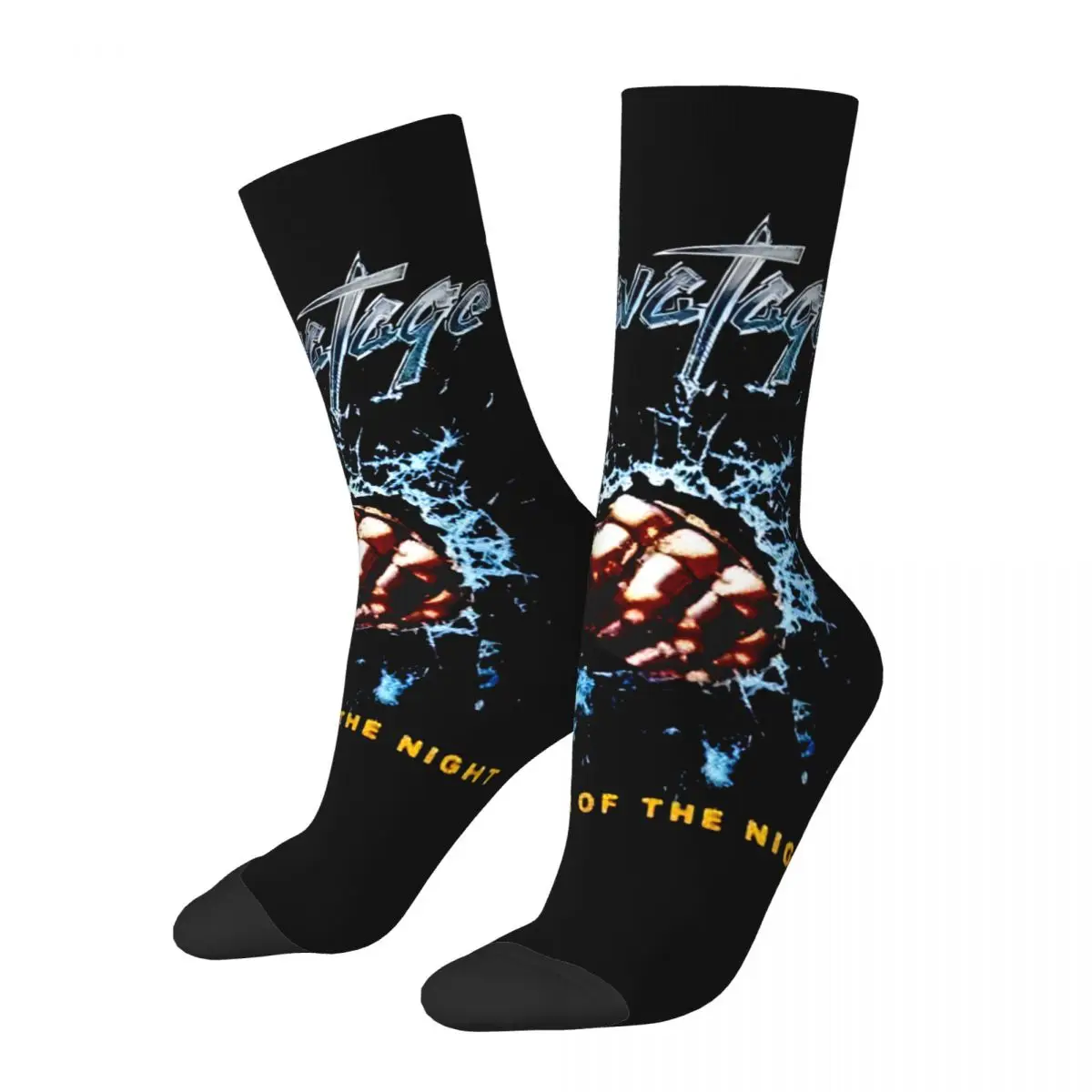 

Happy Funny Men's compression Socks Remarkable Vintage Harajuku Savatage Street Style Novelty Seamless Crew Crazy Sock Gift