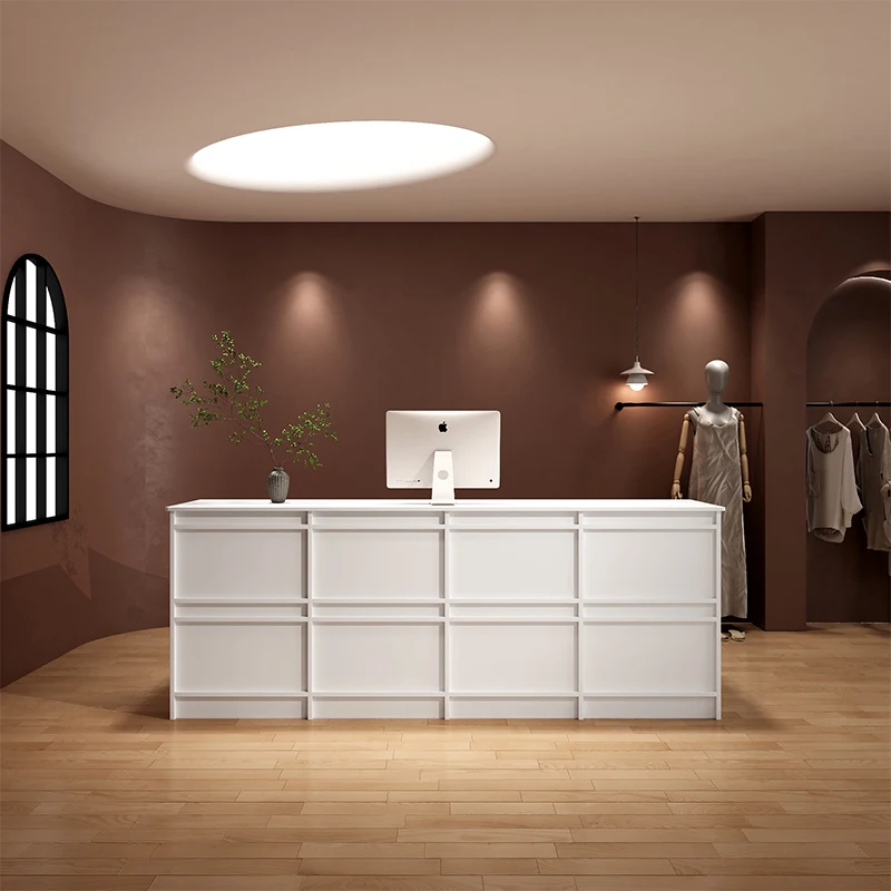 Home Counter Motion Reception Desk Table Pliante Shop Customer Center Office Reception Desk Grinder Muebles Commercial Furniture