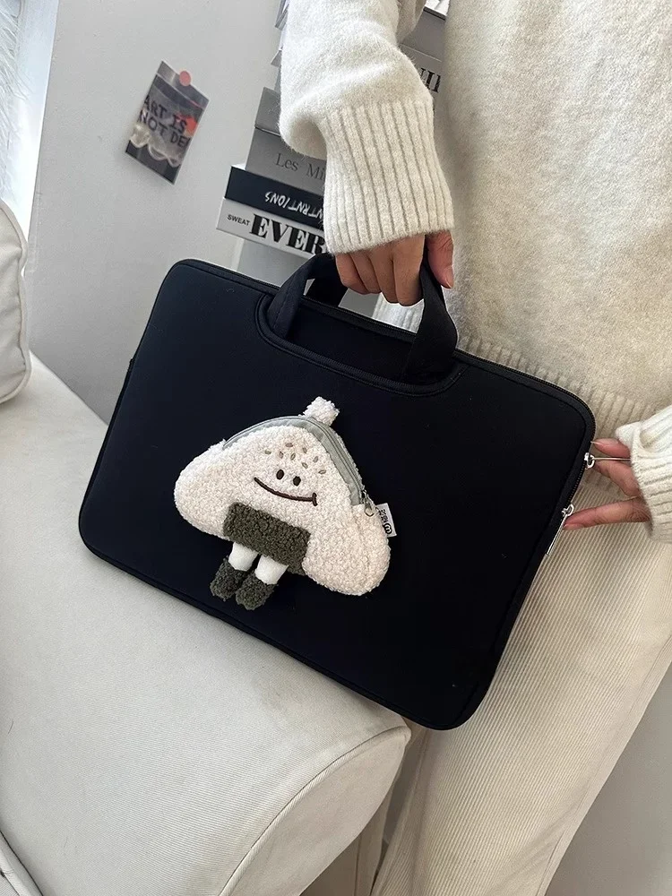 Cute Shockproof Laptop Sleeve Case Bag For Macbook Air Pro13 14 15 16 Ipad Pro11 12.9 Inch Samsung Tablet Pouch Laptop Bag Women